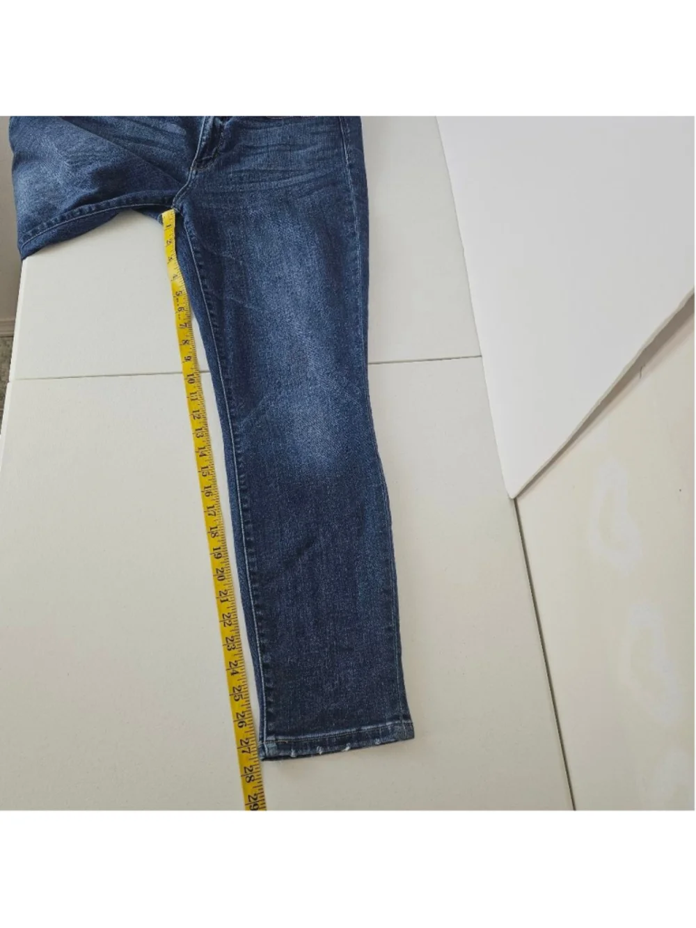 Judy Blue Boyfriend Fit Blue Jeans Size 7/28 stretchy - Picture 12 of 12